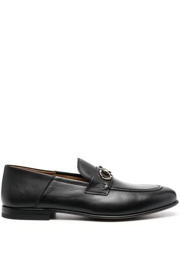 Salvatore Ferragamo Gancini-buckle leather loafers - Nero