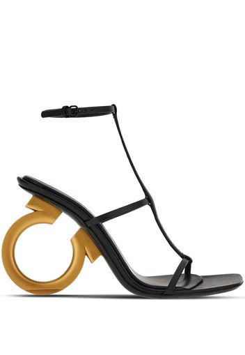 Salvatore Ferragamo Aglalia Gancini-heel sandals - Nero