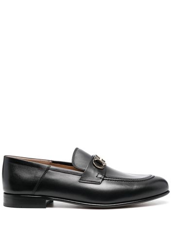 Salvatore Ferragamo 20mm Ottone Gancini-buckle loafers - Nero