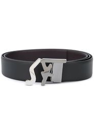 logo buckle belt