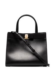 black Vara leather shoulder bag