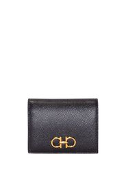 Salvatore Ferragamo Gancini folding wallet - Nero