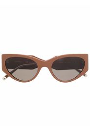 Salvatore Ferragamo cat-eye frame sunglasses - Toni neutri