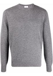 Salvatore Ferragamo fine-knit ribbed-trim jumper - Grigio