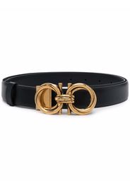 Salvatore Ferragamo adjustable Gancini belt - Nero