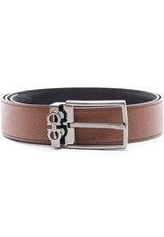 Salvatore Ferragamo mini Gancini buckle belt - Marrone