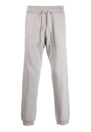 Salvatore Ferragamo drawstring wool track trousers - Grigio