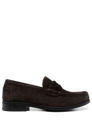 Salvatore Ferragamo Lanzarote suede penny loafers - Marrone