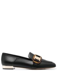 Salvatore Ferragamo logo-plaque leather loafers - Nero