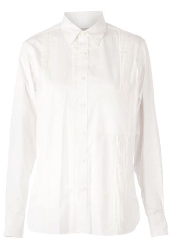 Salvy pleat detail shirt - Bianco