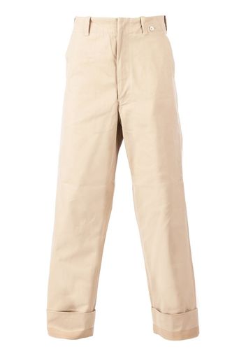 Salvy wide leg chinos - Toni neutri