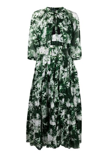 Samantha Sung Eden cotton maxi dress - Verde