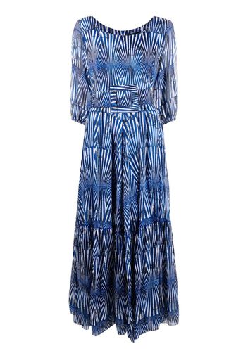 Samantha Sung Anna cotton maxi dress - Blu