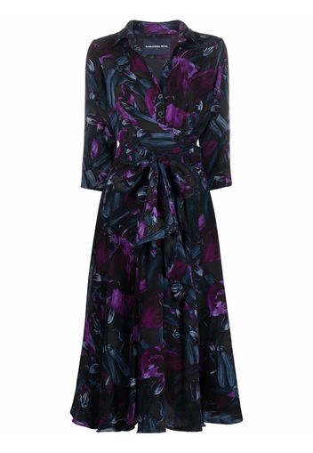 Samantha Sung floral shirt dress - Nero