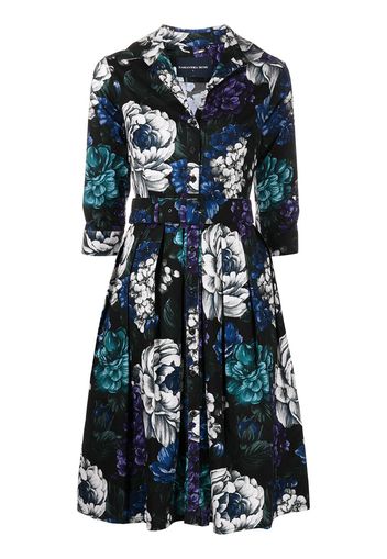 Samantha Sung Audrey abstract-print shirtdress - Blu