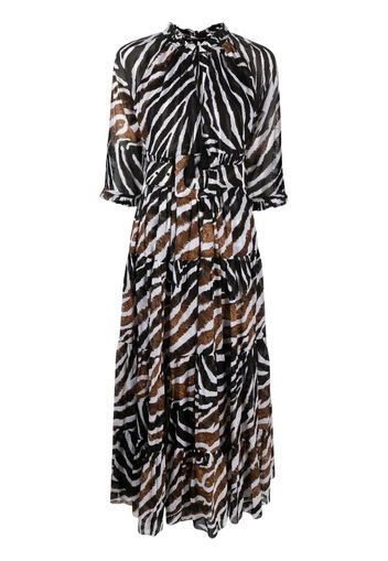 Samantha Sung Eden printed maxi dress - Bianco