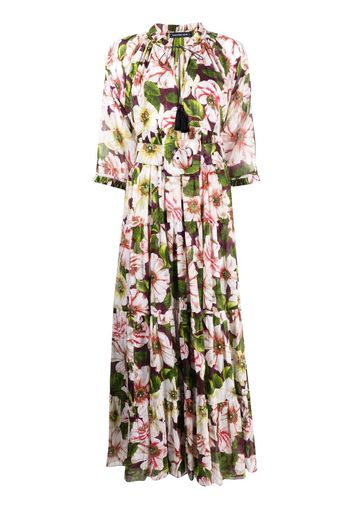 Samantha Sung floral-print midi dress - Multicolore