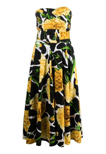 Samantha Sung Carol floral print maxidress - Giallo