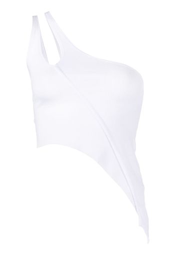 Sami Miro Vintage one-shoulder asymmetric top - Bianco