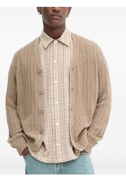 SAMSOE SAMSOE checked short-sleeve shirt - Toni neutri