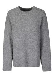 SAMSOE SAMSOE drop-shoulder sweater - Grigio