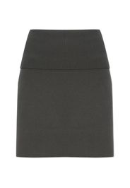 SAMSOE SAMSOE Saane ribbed trim skirt - Grigio