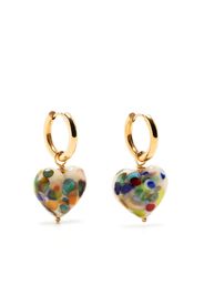 Sandralexandra Heart drop earrings - Oro