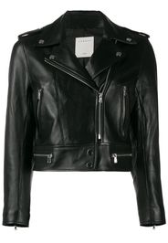 Giacca biker crop