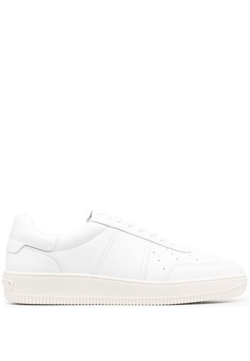SANDRO Magic leather low-top sneakers - Bianco