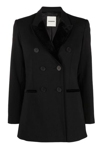 SANDRO Blazer doppiopetto - Nero