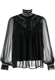 SANDRO Blusa Jacinthe - Nero