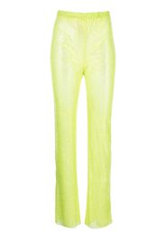 Santa Brands rhinestone-embellished straight trousers - Verde