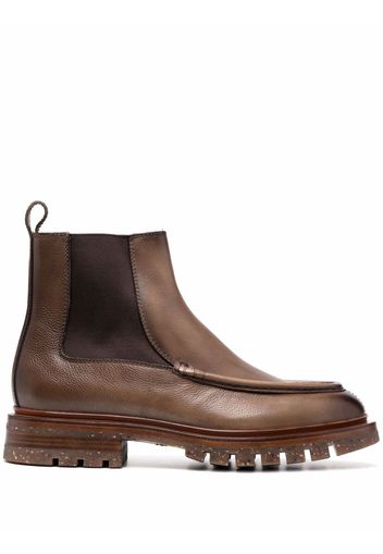 Santoni Beatles chelsea boots - Marrone