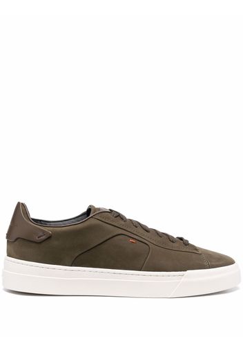 Santoni logo-patch detail sneakers - Verde