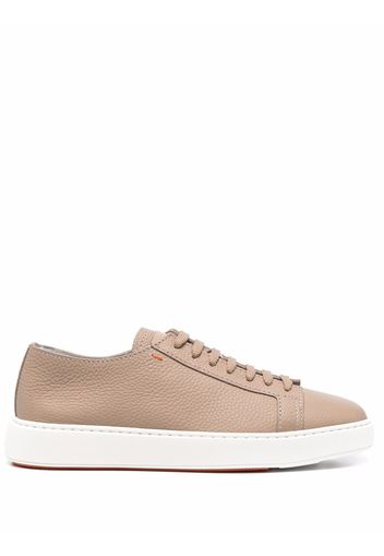 Santoni platform-sole sneakers - Toni neutri