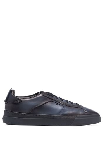 Santoni low-top leather sneakers - Blu