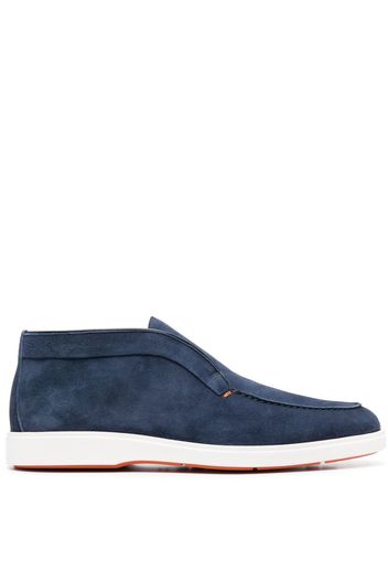 Santoni Dragon suede shoes - Blu