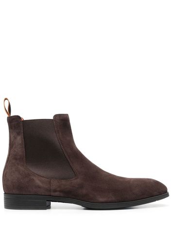 Santoni Detoxify elasticated-panel boots - Marrone