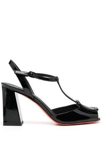 Santoni Walnuts ankle-strap sandals - Nero