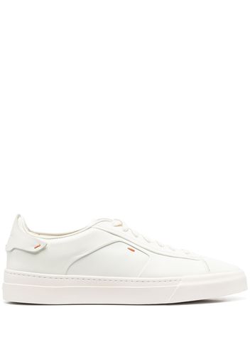 Santoni debossed-logo sneakers - Bianco