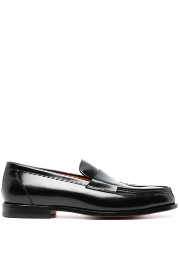 Santoni Laife leather loafers - Nero