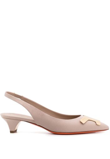 Santoni Sibille slingback pumps - Toni neutri