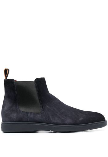 Santoni suede Chelsea boots - Blu