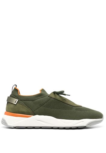 Santoni Flin colour-block sneakers - Verde