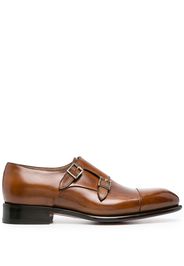 Santoni Monks con doppia fibbia - Marrone