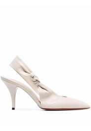 Santoni knotted slingback pumps - Toni neutri