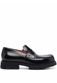 Santoni Moca penny loafers - Nero