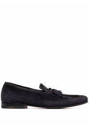 Santoni tassel slip-on loafers - Blu