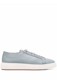 Santoni contrast-tongue low-top sneakers - Blu