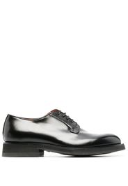 Santoni Derby con punta rotonda - Nero